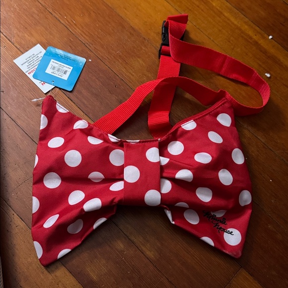 Disney Red and White Polka Dot Bow Bag - Picture 1 of 3